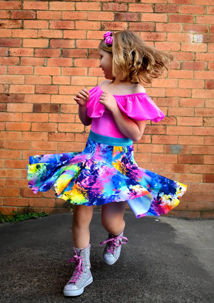 Little Miss Symphony Skirt | Girls Sewing Pattern