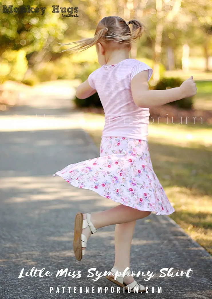 Little Miss Symphony Skirt | Girls Sewing Pattern