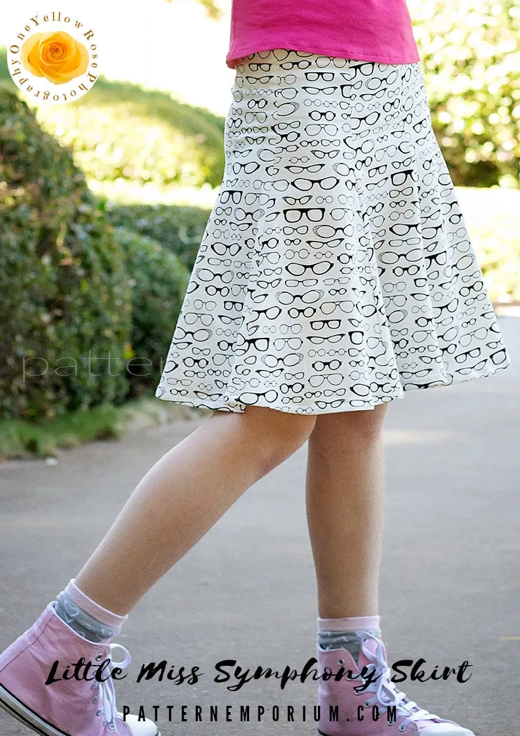 Little Miss Symphony Skirt | Girls Sewing Pattern