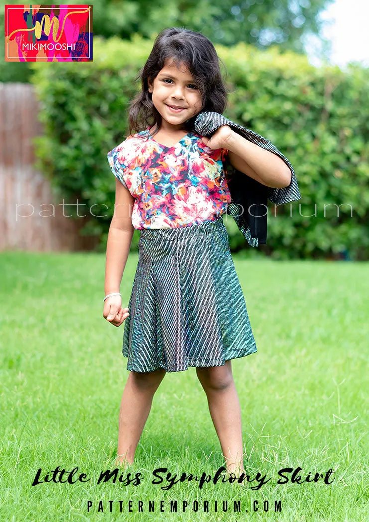 Little Miss Symphony Skirt | Girls Sewing Pattern