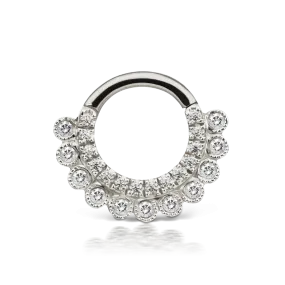 Maria Tash Diamond Apsara Hoop Earring (NON INVISIBLE)