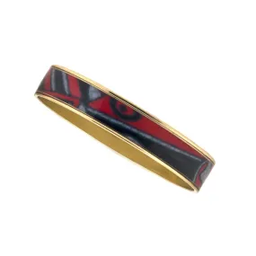 MAYA Abstract Expressionism Bangle Bracelets 1/2"