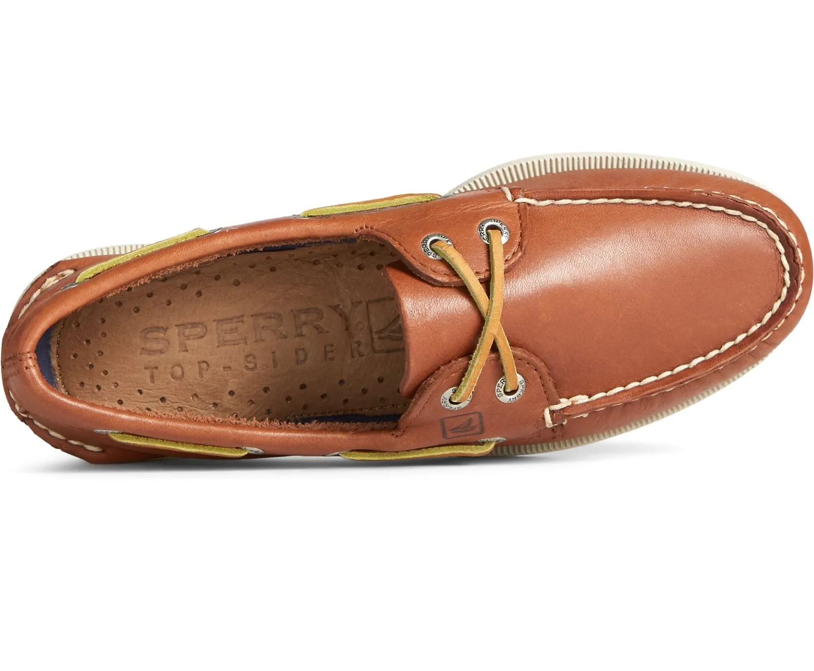 Men's Authentic Original 2-Eye Wide Leather Tan