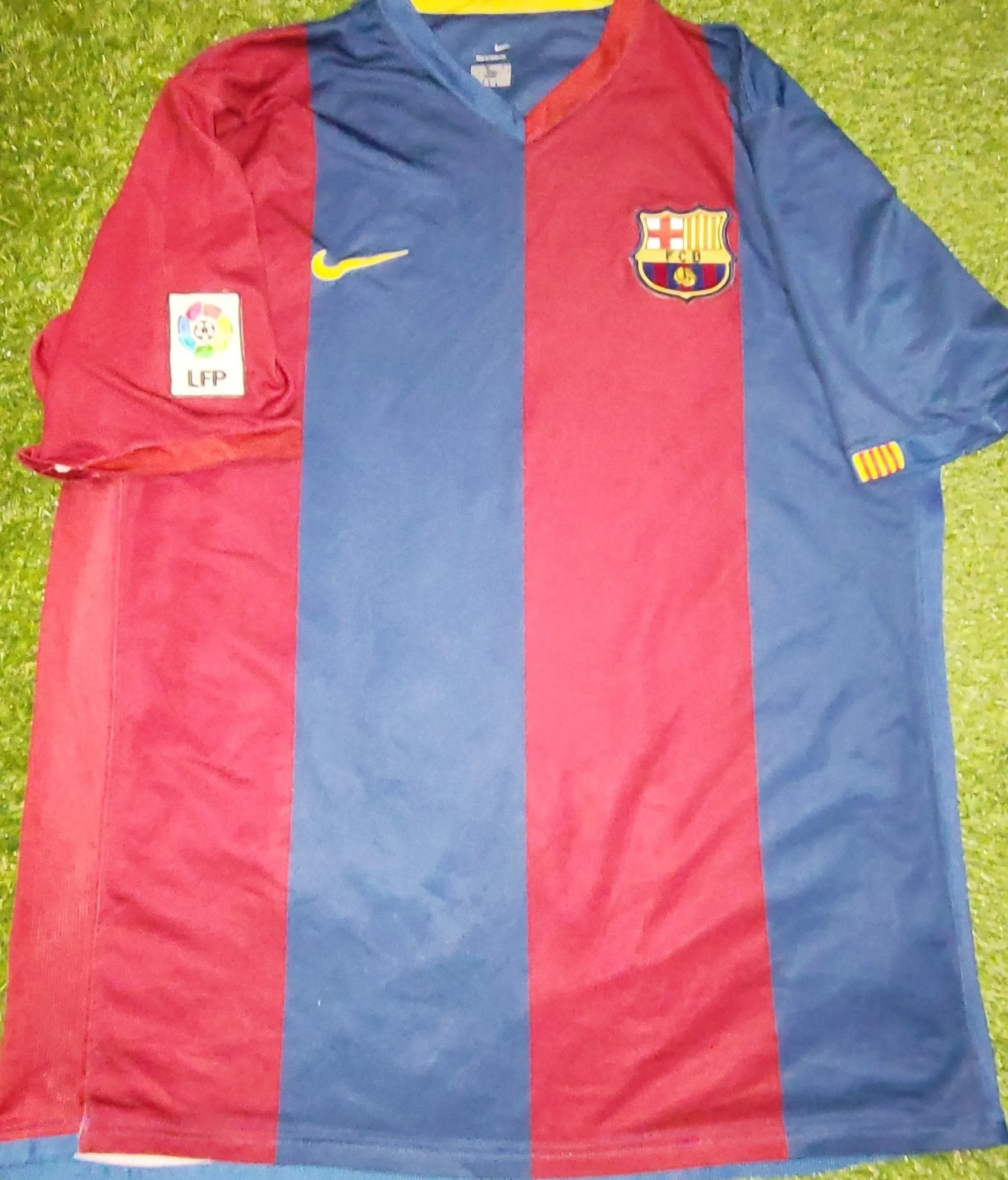 Messi Barcelona 2006 2007 Home Nike Jersey Shirt Camiseta XL SKU# F6AOM 146980