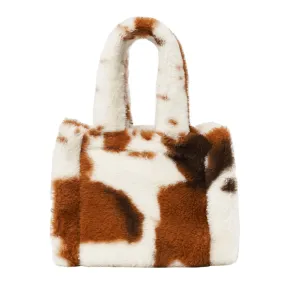 MINI TOTE - BROWN COW