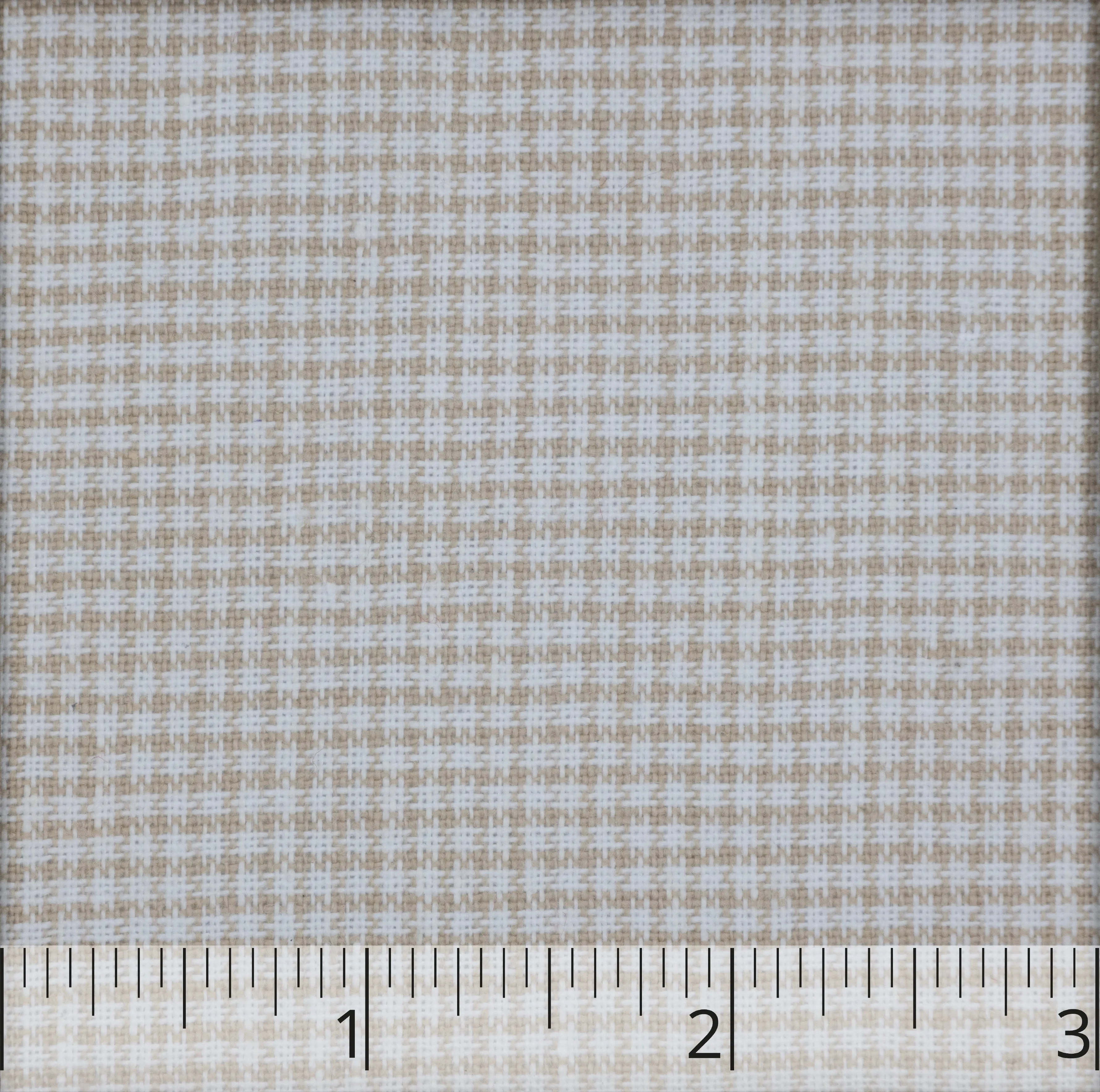 Natural & White Checked Linen - $14.00 yd.