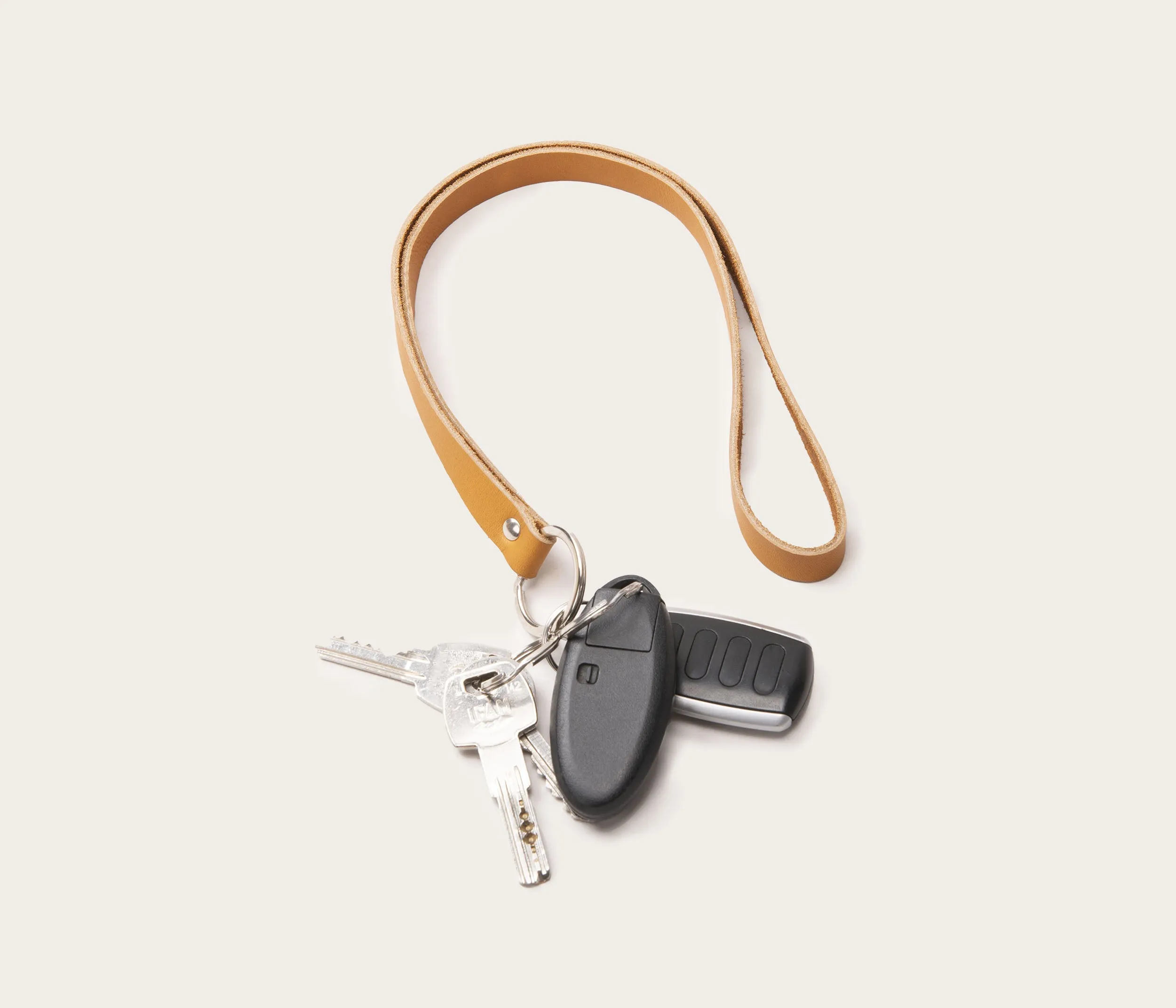 Neck key ring Natural