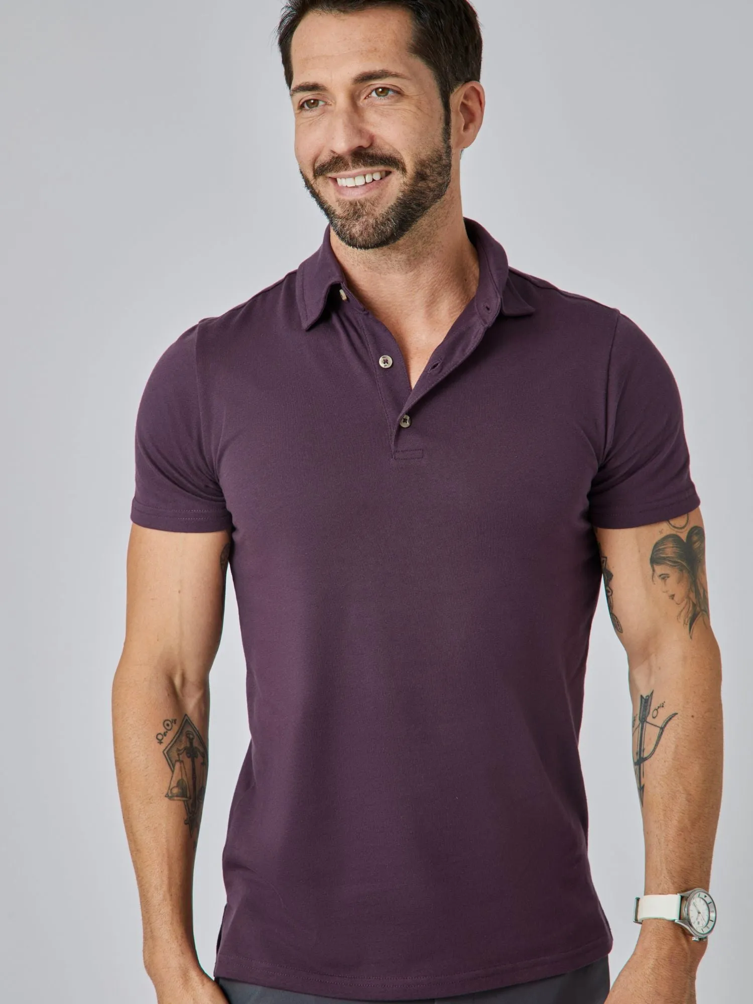 Nordic Purple Torrey Polo