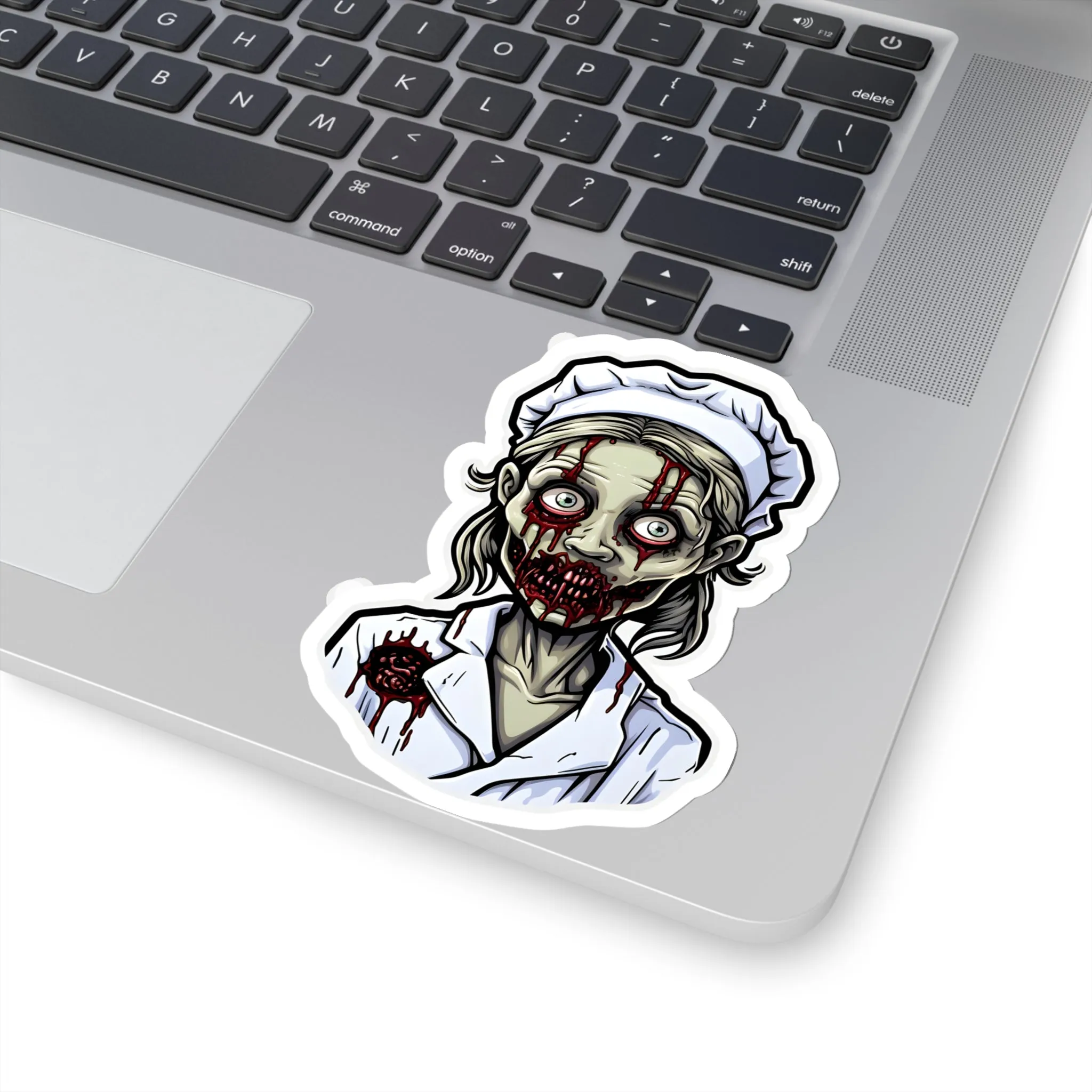 Nurse of the Undead: Halloween Zombie Nurse Stickers for All Ages