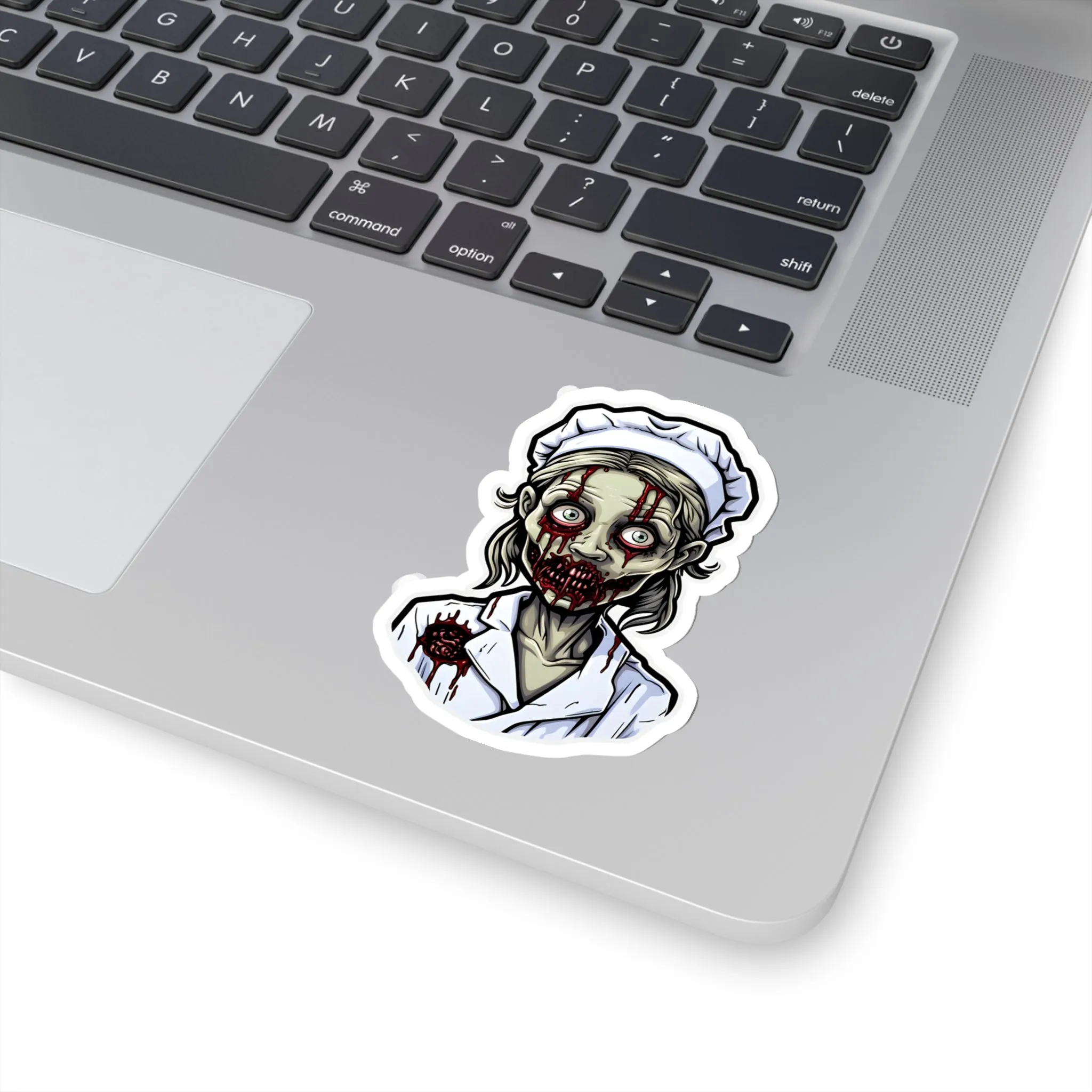 Nurse of the Undead: Halloween Zombie Nurse Stickers for All Ages