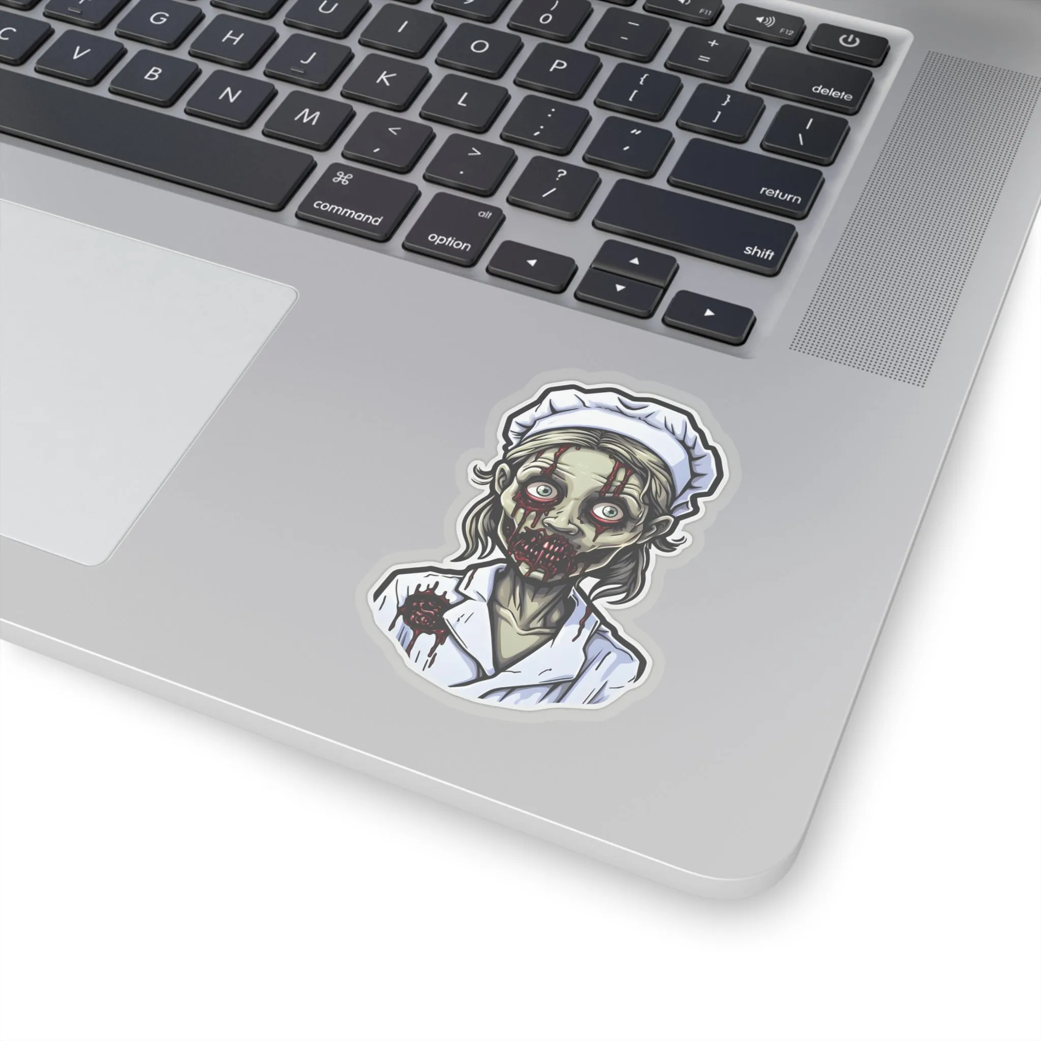 Nurse of the Undead: Halloween Zombie Nurse Stickers for All Ages