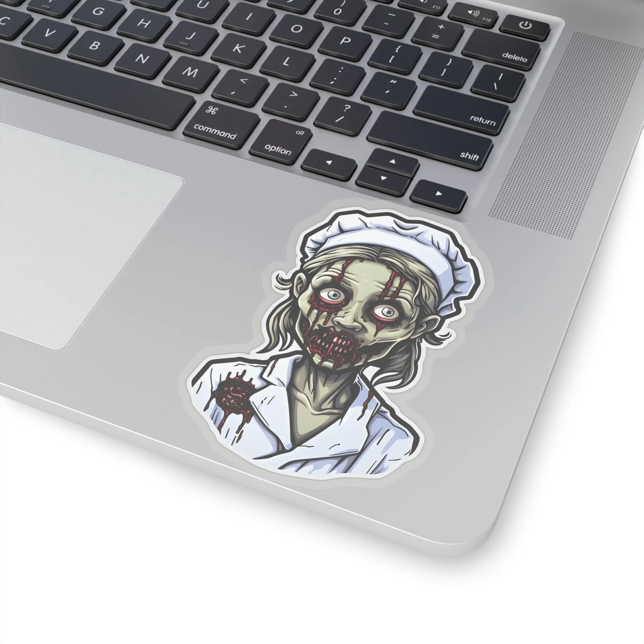 Nurse of the Undead: Halloween Zombie Nurse Stickers for All Ages