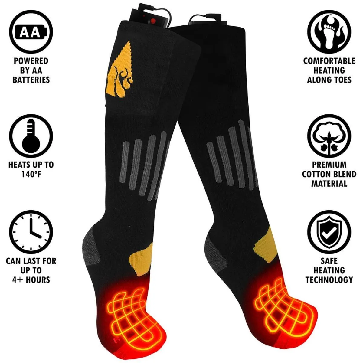 Open Box ActionHeat AA Heated Socks