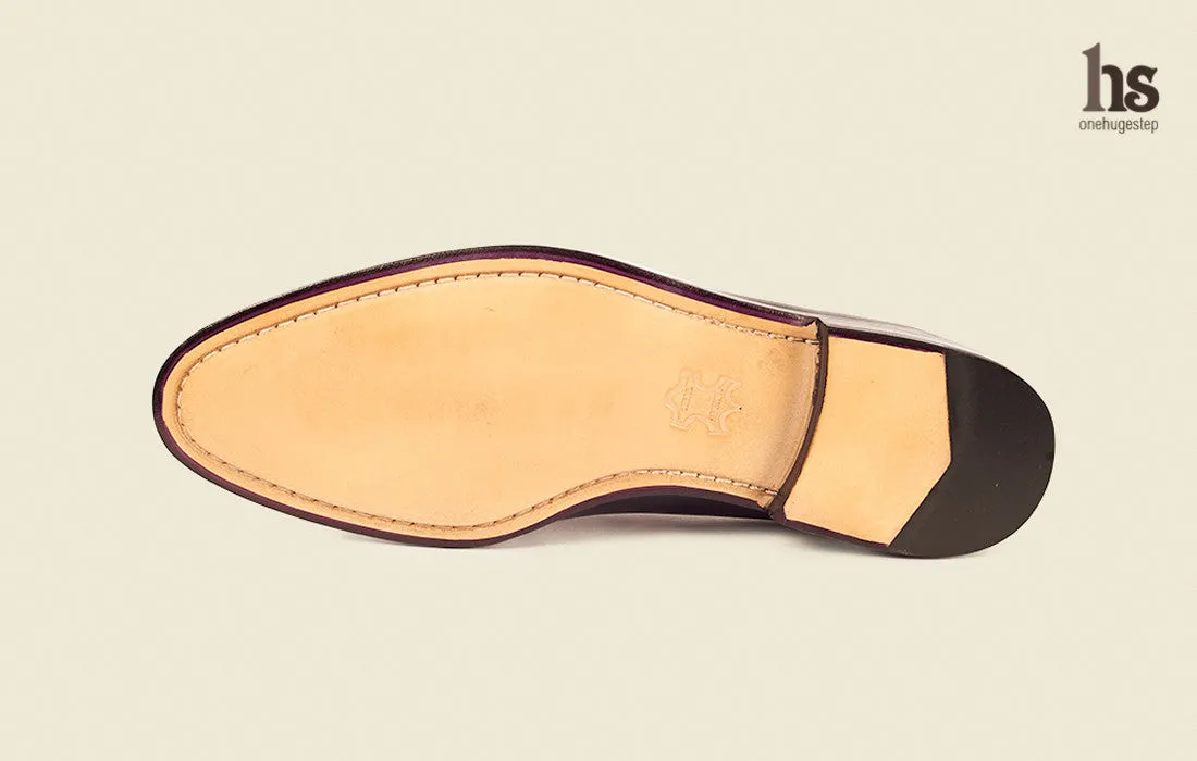 Penny Loafer with Cord Stitch on Vamp