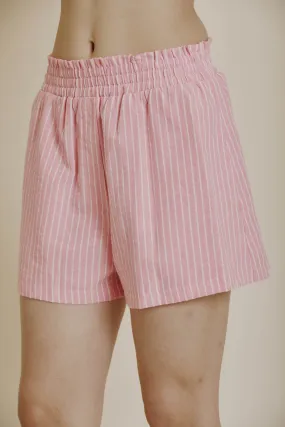 PINK STRIPED BOXER SHORTS