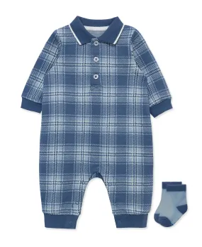 Plaid Coverall Set