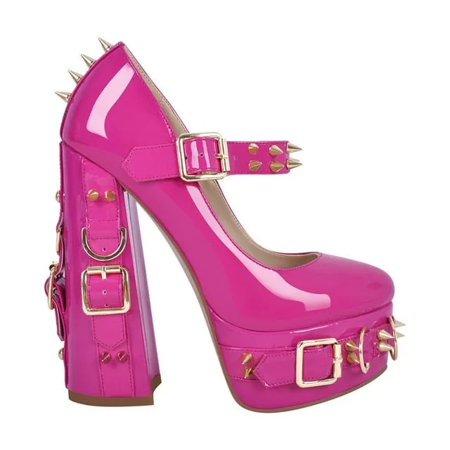 Pumps Queen Pikkapinch (Fuchsia)