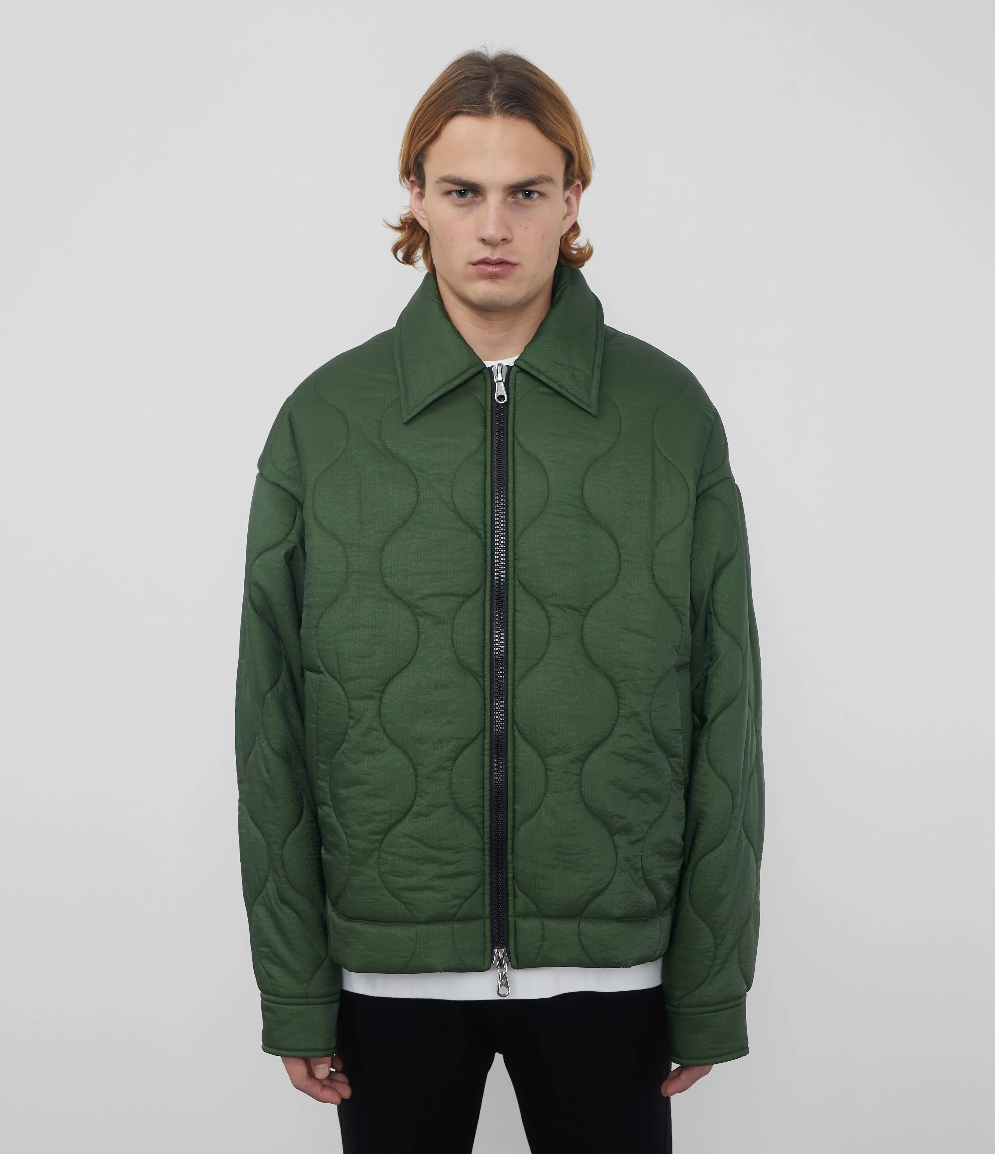 QUILTED RIPSTOP OVERSHIRT