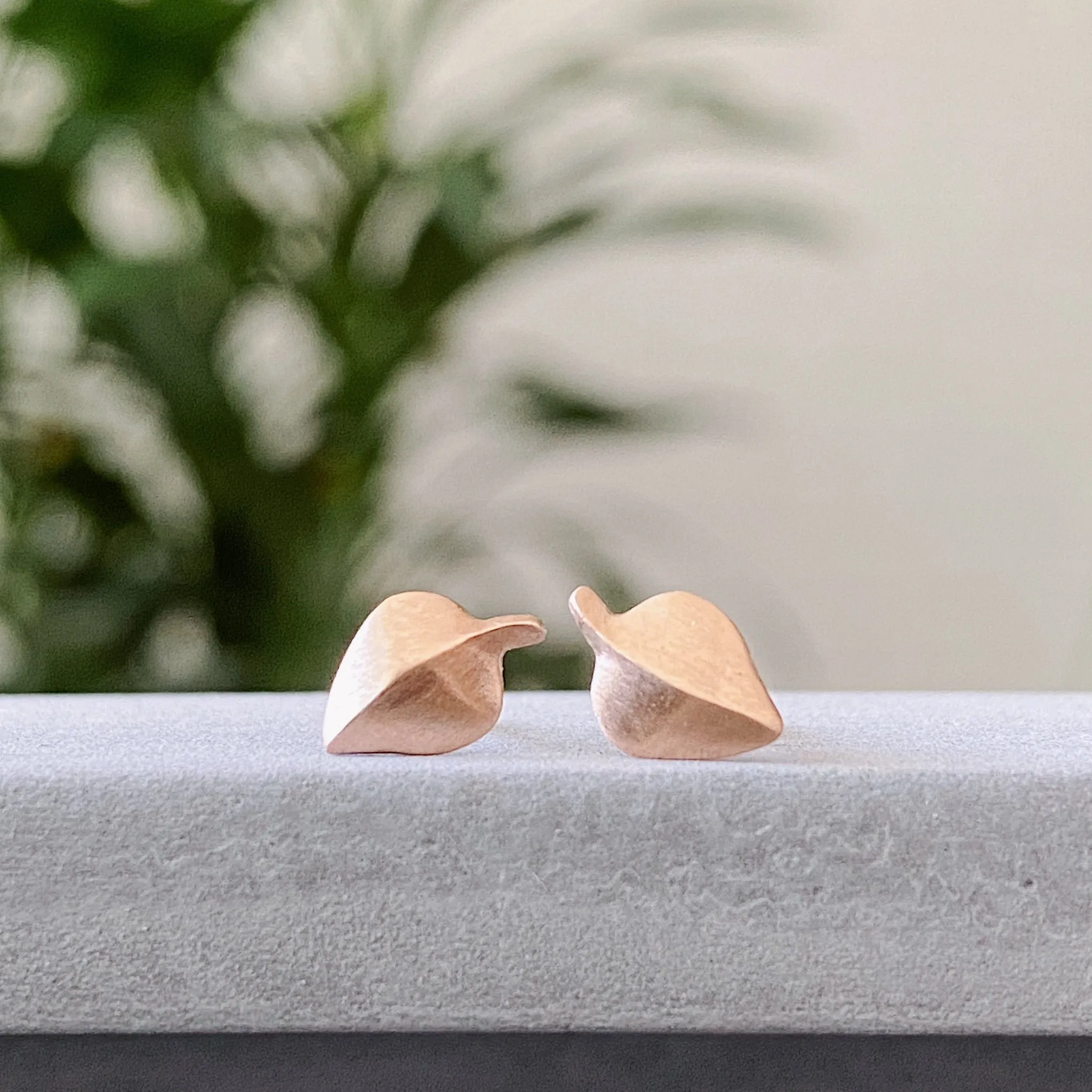 Rose Gold Aspen Stud Earrings