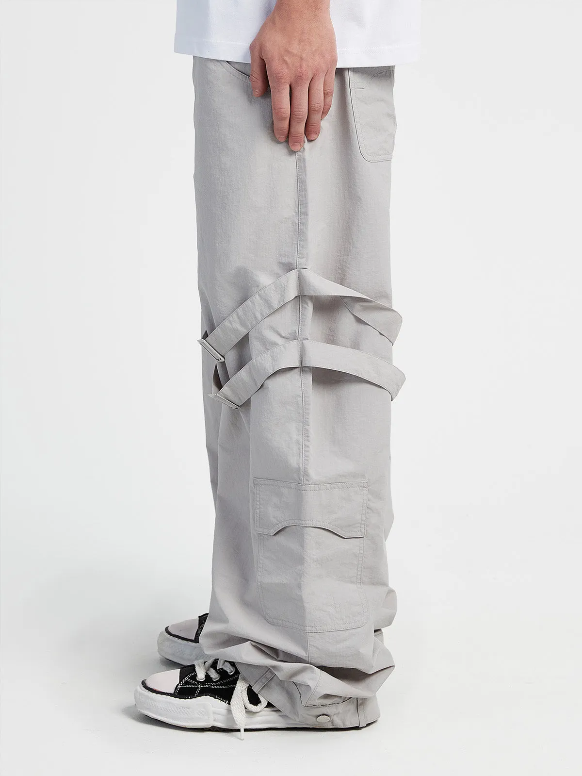 TECH CARGO PANTS - GREY