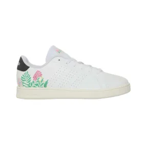 Tenis Adidas Niño Advantage K Id8408 Blanco Flores