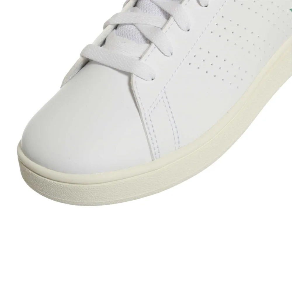 Tenis Adidas Niño Advantage K Id8408 Blanco Flores