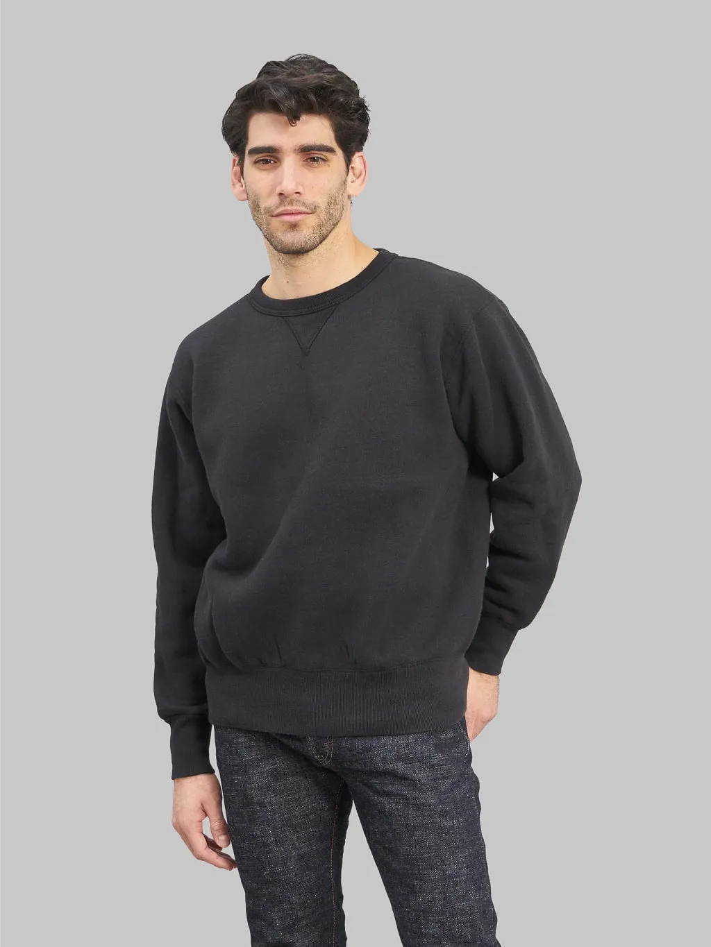 The Strike Gold Loopwheeled Sweatshirt Black