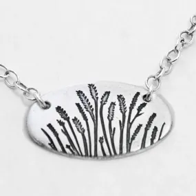 Wheatgrass Window Box Necklace