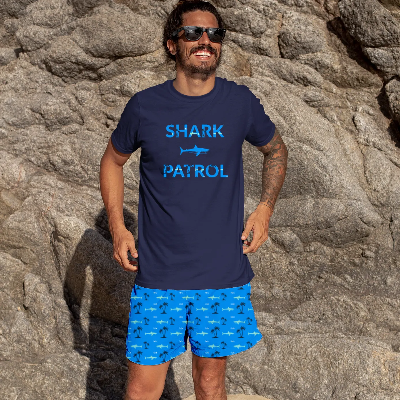 Zwemshort - 'Shark Patrol'